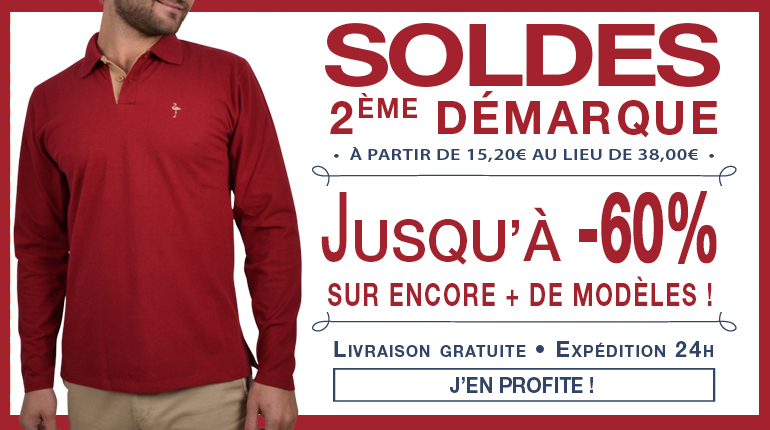 Decouvrir tous les polos et tee shirts en soldes
