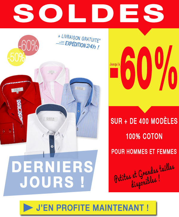 Voir toutes les chemises en soldes