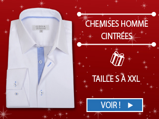 Voir les chemises homme cintrees