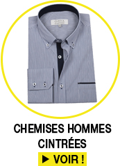 Chemises homme cintrees