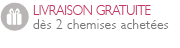 Livraison gratuite dès 2 chemises achetées